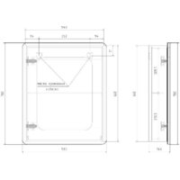  Volna Шкаф с зеркалом 60 - Превью изображения №6 — Интернет-магазин Time-Shop