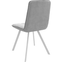 Стул Мамадома Rom D (b20 Silver Lux/белый) - Превью изображения №2 — Интернет-магазин Time-Shop