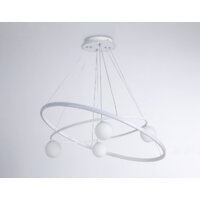 Подвесная люстра Ambrella light Comfort FL66326/1+4 WH (белый) - Превью изображения №5 — Интернет-магазин Time-Shop