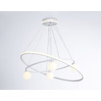 Подвесная люстра Ambrella light Comfort FL66326/1+4 WH (белый) - Превью изображения №3 — Интернет-магазин Time-Shop