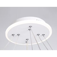 Подвесная люстра Ambrella light Comfort FL66326/1+4 WH (белый) - Превью изображения №7 — Интернет-магазин Time-Shop