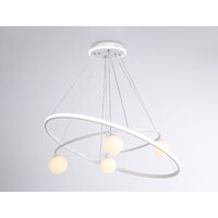 Подвесная люстра Ambrella light Comfort FL66326/1+4 WH (белый) - Превью изображения №2 — Интернет-магазин Time-Shop