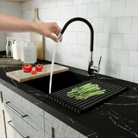 Смеситель Gross Aqua ColorFlex 3241508MB (черный матовый) - Превью изображения №3 — Интернет-магазин Time-Shop