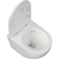 Унитаз подвесной Berges Wasserhaus Okus Rimless 043392 (с сиденьем) - Превью изображения №6 — Интернет-магазин Time-Shop