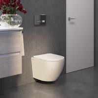 Унитаз подвесной Berges Wasserhaus Okus Rimless 043392 (с сиденьем) - Превью изображения №4 — Интернет-магазин Time-Shop