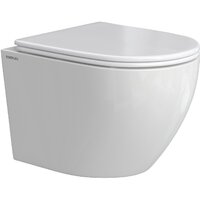 Унитаз подвесной Berges Wasserhaus Okus Rimless 043392 (с сиденьем) - Превью изображения №5 — Интернет-магазин Time-Shop