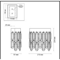 Бра Odeon Light Dakisa 4985/2W - Превью изображения №2 — Интернет-магазин Time-Shop