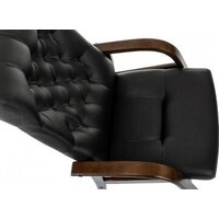 Офисное кресло Бюрократ T-9928WALNUT-CF/B (черный) - Превью изображения №3 — Интернет-магазин Time-Shop