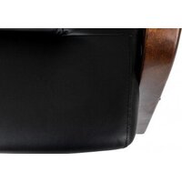 Офисное кресло Бюрократ T-9928WALNUT-CF/B (черный) - Превью изображения №4 — Интернет-магазин Time-Shop