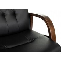 Офисное кресло Бюрократ T-9928WALNUT-CF/B (черный) - Превью изображения №6 — Интернет-магазин Time-Shop