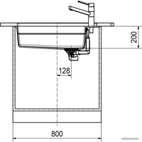 Кухонная мойка Franke Kubus 2 KNG 110-62 125.0512.515 (оникс) - Превью изображения №3 — Интернет-магазин Time-Shop