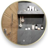 EMZE Led с подсветкой и УФ-окантовкой D80 LED.UV.80.80.AUR (золото)