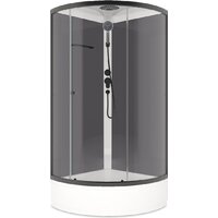 Domani-Spa Simple 99 Mid 90x90 DS01Sm99MGrCl00.Gt-V1.2-Black