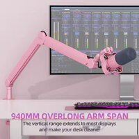 Стойка FIFINE BM66 (розовый) - Превью изображения №6 — Интернет-магазин Time-Shop