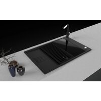 Кухонная мойка Kernau KGS D 6078 Deep Black - Превью изображения №7 — Интернет-магазин Time-Shop