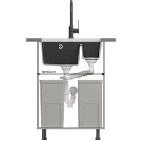 Кухонная мойка Quadron HCQL5646U1-G1_U - Превью изображения №4 — Интернет-магазин Time-Shop