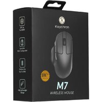 Игровая мышь Keychron M7 Wireless 8K (черный) - Превью изображения №8 — Интернет-магазин Time-Shop