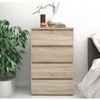 Комод Кортекс-мебель Бари 60 4ш (дуб сонома/дуб сонома/дуб сонома) - Превью изображения №3 — Интернет-магазин Time-Shop