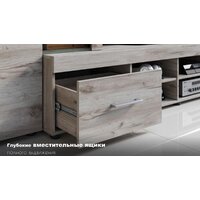 Стенка Империал Джерси (дуб крафт/серый) - Превью изображения №5 — Интернет-магазин Time-Shop