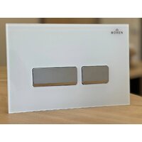 Унитаз подвесной Roxen Porto One Rimless 6 в 1 StounFix Dual Fresh 639404 (белое стекло) - Превью изображения №14 — Интернет-магазин Time-Shop