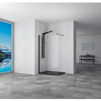 Душевая стенка RGW WA-010B 70 (черный/матовое стекло) - Превью изображения №2 — Интернет-магазин Time-Shop