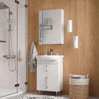  Volna Тумба с умывальником Bruno 50.2D Рива 50 (напольная) - Превью изображения №6 — Интернет-магазин Time-Shop