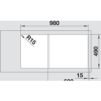 Кухонная мойка Blanco Axia III XL 6 S 525858 (черный) - Превью изображения №4 — Интернет-магазин Time-Shop