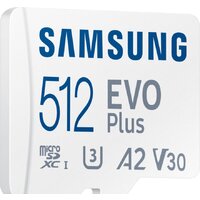 Карта памяти Samsung EVO Plus 2024 microSDXC 512GB (с адаптером) - Превью изображения №3 — Интернет-магазин Time-Shop