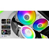 Система жидкостного охлаждения для процессора Arctic Liquid Freezer III 280 A-RGB White ACFRE00151A - Превью изображения №8 — Интернет-магазин Time-Shop