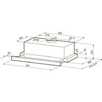 Кухонная вытяжка Krona Kamilla Sensor Max 600 T КА-00008309 - Превью изображения №15 — Интернет-магазин Time-Shop