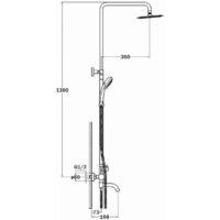 Душевая система  G.Lauf ZAP16-A090 - Превью изображения №3 — Интернет-магазин Time-Shop