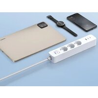 Удлинитель Xiaomi Mi Power Strip 20W 2C1A XMCXB01EU (USB Type-A + 2 USB Type-C, белый, международная версия) - Превью изображения №8 — Интернет-магазин Time-Shop