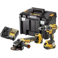 DeWalt DCK2080P2T (шуруповерт, болгарка, 2 АКБ, кейс)