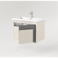  Дабер Тумба под умывальник 016 Cersanit Como 70 Т16.7C.0.19_light (с подсветкой, бежевый/серый) - Превью изображения №3 — Интернет-магазин Time-Shop