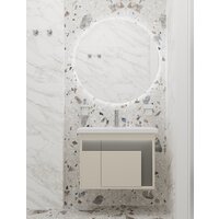  Дабер Тумба под умывальник 016 Cersanit Como 70 Т16.7C.0.19_light (с подсветкой, бежевый/серый) - Превью изображения №4 — Интернет-магазин Time-Shop