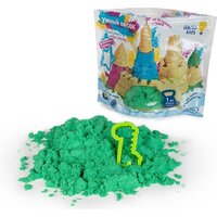 Песок кинетический Genio Kids Умный песок. Зеленый 1 кг SSR972 - Превью изображения №2 — Интернет-магазин Time-Shop