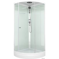 Domani-Spa Simple 99 (белые стенки, прозрачное стекло)