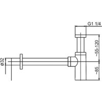 Сифон Armatura 600-003-00 - Превью изображения №2 — Интернет-магазин Time-Shop