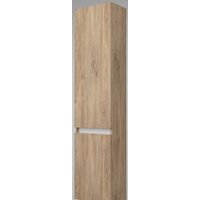 Дабер Шкаф-пенал 019 СТ19.0.0.6Б (дуб канзас коричневый/белый)