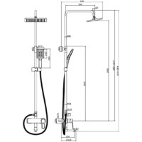 Душевая система  Rossinka Silvermix RS46-46 - Превью изображения №5 — Интернет-магазин Time-Shop