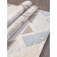 Ковер для жилой комнаты Merinos Naturel D979-STAN-BEIGE-BLUE (2х2.9) - Превью изображения №2 — Интернет-магазин Time-Shop