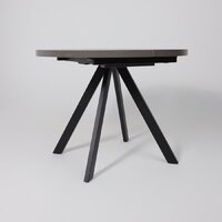 Кухонный стол Мамадома Rondo M-100 раздвижной 100-135 (дымчатая керамика/черный) - Превью изображения №15 — Интернет-магазин Time-Shop