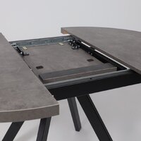 Кухонный стол Мамадома Rondo M-100 раздвижной 100-135 (дымчатая керамика/черный) - Превью изображения №20 — Интернет-магазин Time-Shop