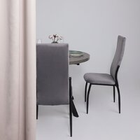 Кухонный стол Мамадома Rondo M-100 раздвижной 100-135 (дымчатая керамика/черный) - Превью изображения №9 — Интернет-магазин Time-Shop