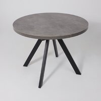 Кухонный стол Мамадома Rondo M-100 раздвижной 100-135 (дымчатая керамика/черный) - Превью изображения №14 — Интернет-магазин Time-Shop