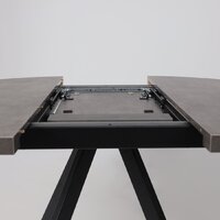 Кухонный стол Мамадома Rondo M-100 раздвижной 100-135 (дымчатая керамика/черный) - Превью изображения №21 — Интернет-магазин Time-Shop