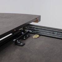 Кухонный стол Мамадома Rondo M-100 раздвижной 100-135 (дымчатая керамика/черный) - Превью изображения №22 — Интернет-магазин Time-Shop