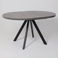 Кухонный стол Мамадома Rondo M-100 раздвижной 100-135 (дымчатая керамика/черный) - Превью изображения №23 — Интернет-магазин Time-Shop