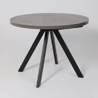 Кухонный стол Мамадома Rondo M-100 раздвижной 100-135 (дымчатая керамика/черный) - Превью изображения №13 — Интернет-магазин Time-Shop