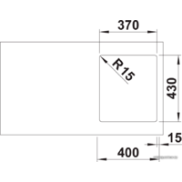 Кухонная мойка Blanco Solis 340-IF 526116 (полированная) - Превью изображения №3 — Интернет-магазин Time-Shop